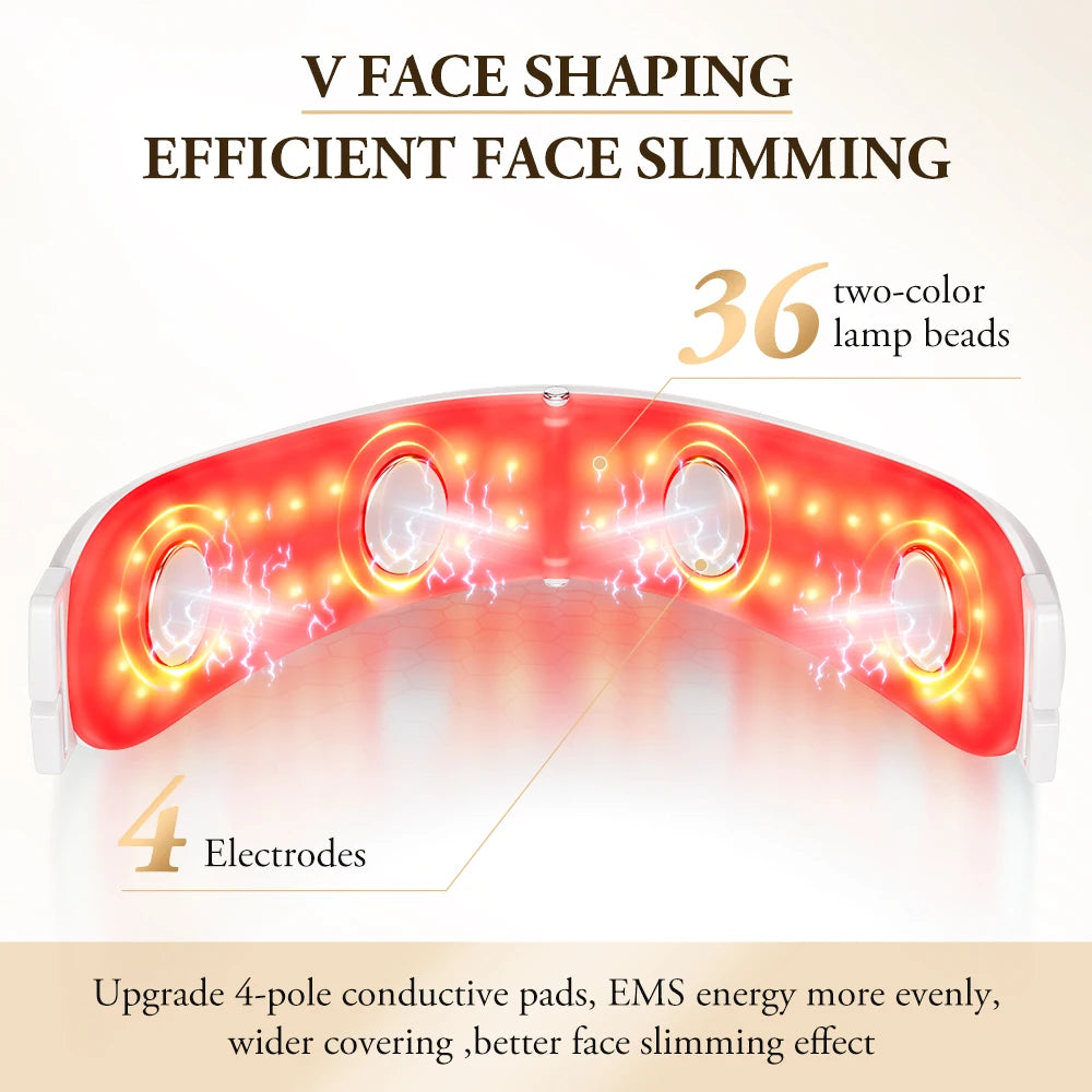 ANLAN Facial Lifting Device: EMS Slimming & Light Therapy
