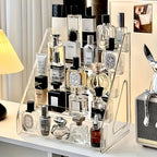 AuraShelf Acrylic Perfume & Vanity Organizer