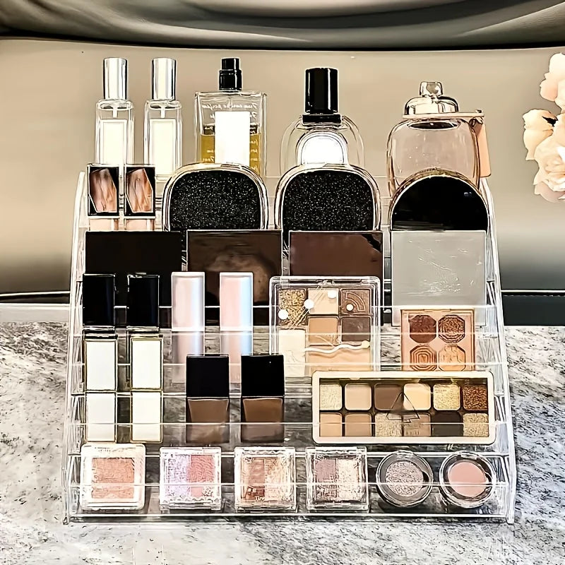 AuraShelf Acrylic Perfume & Vanity Organizer