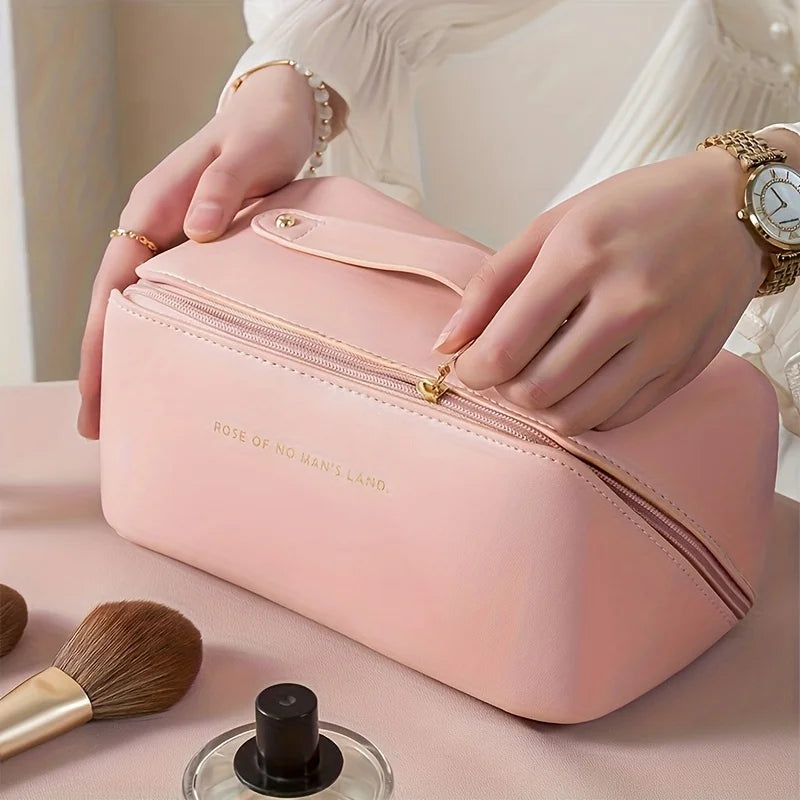 Elegant Travel Makeup Organizer & Vanity Bag