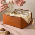 Elegant Travel Makeup Organizer & Vanity Bag