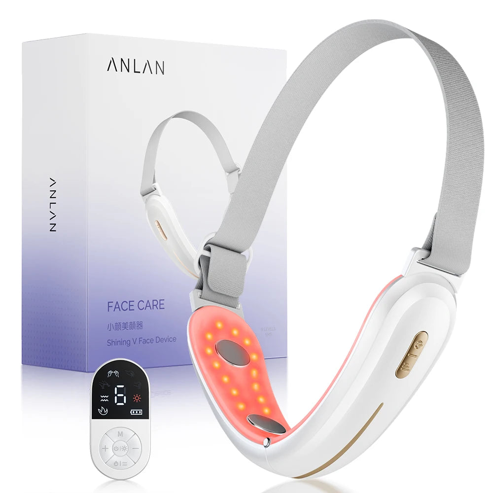 ANLAN Facial Lifting Device: EMS Slimming & Light Therapy