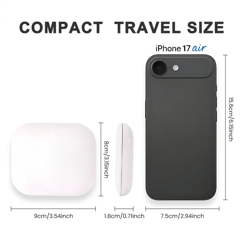 LED Compact Mirror – Portable Lighted Makeup Mirror