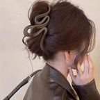 Matte Chocolate Hair Claw Clip