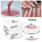 Self-Leveling Hard Builder Gel for Nail Extension