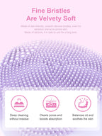 Sonic Silicone Facial Cleansing Brush & Massager