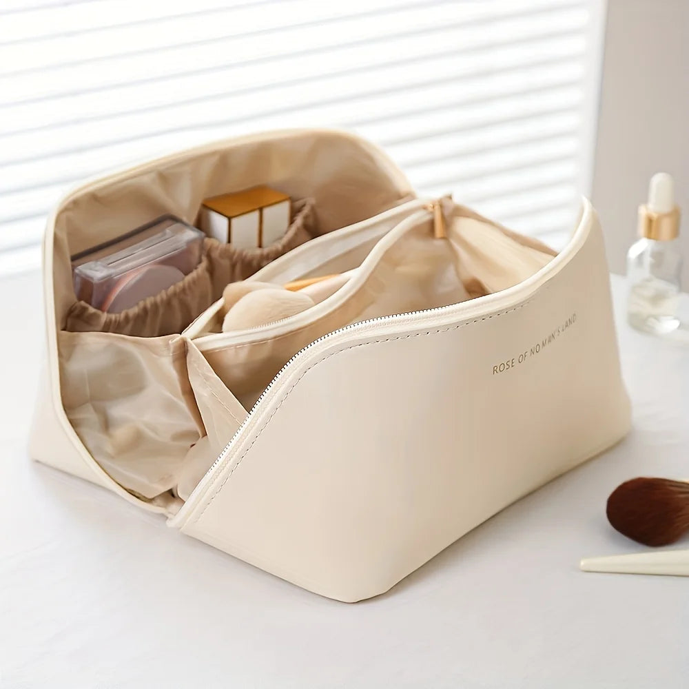 Elegant Travel Makeup Organizer & Vanity Bag