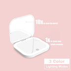LED Compact Mirror – Portable Lighted Makeup Mirror