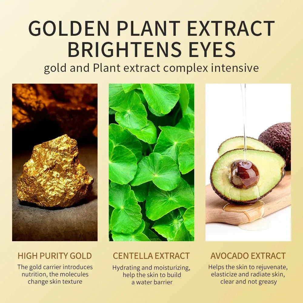 Gold & Avocado Hydrogel Eye Patches