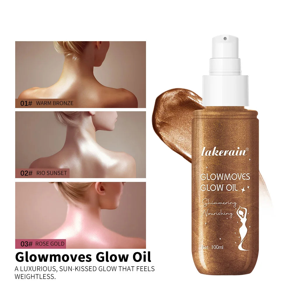 Lakerain Glow Oil Shimmering Body Moisturizer 100ml