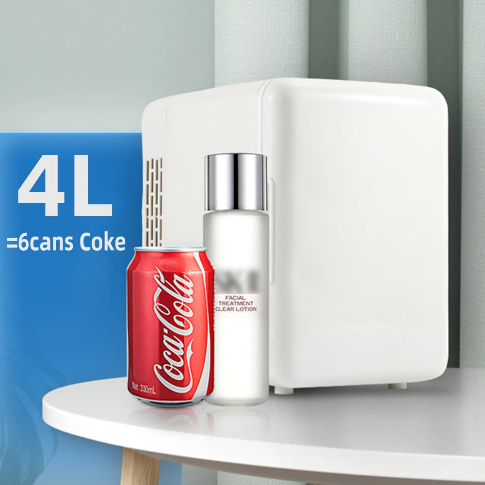 Mini Beauty Fridge – USB Skincare Cooler | Portable & Quiet