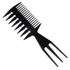 Professional Double-Sided Fishbone Comb – Men's Styling