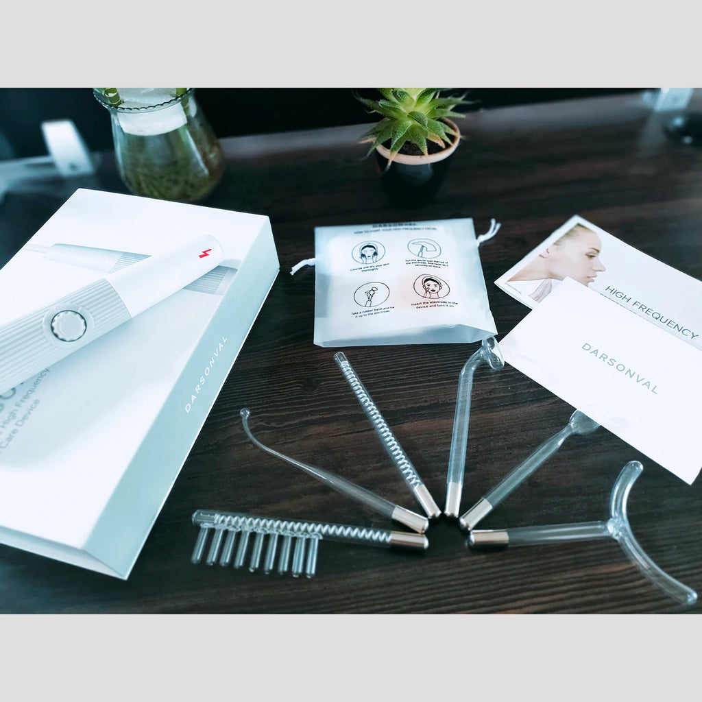 6-in-1 High Frequency Facial Wand – Professional Neon & Argon Skin Therapy