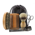 Premium Boar Bristle Beard Grooming Set