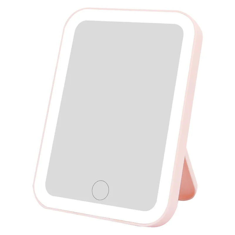 3-Color LED Makeup Mirror | USB Rechargeable Touch Screen Vanity Mirror