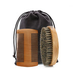 Premium Boar Bristle Beard Grooming Set