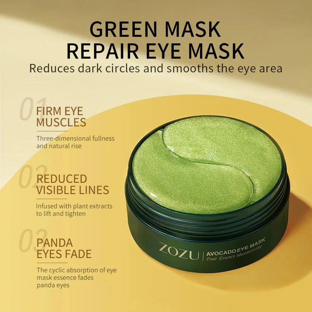 Gold & Avocado Hydrogel Eye Patches
