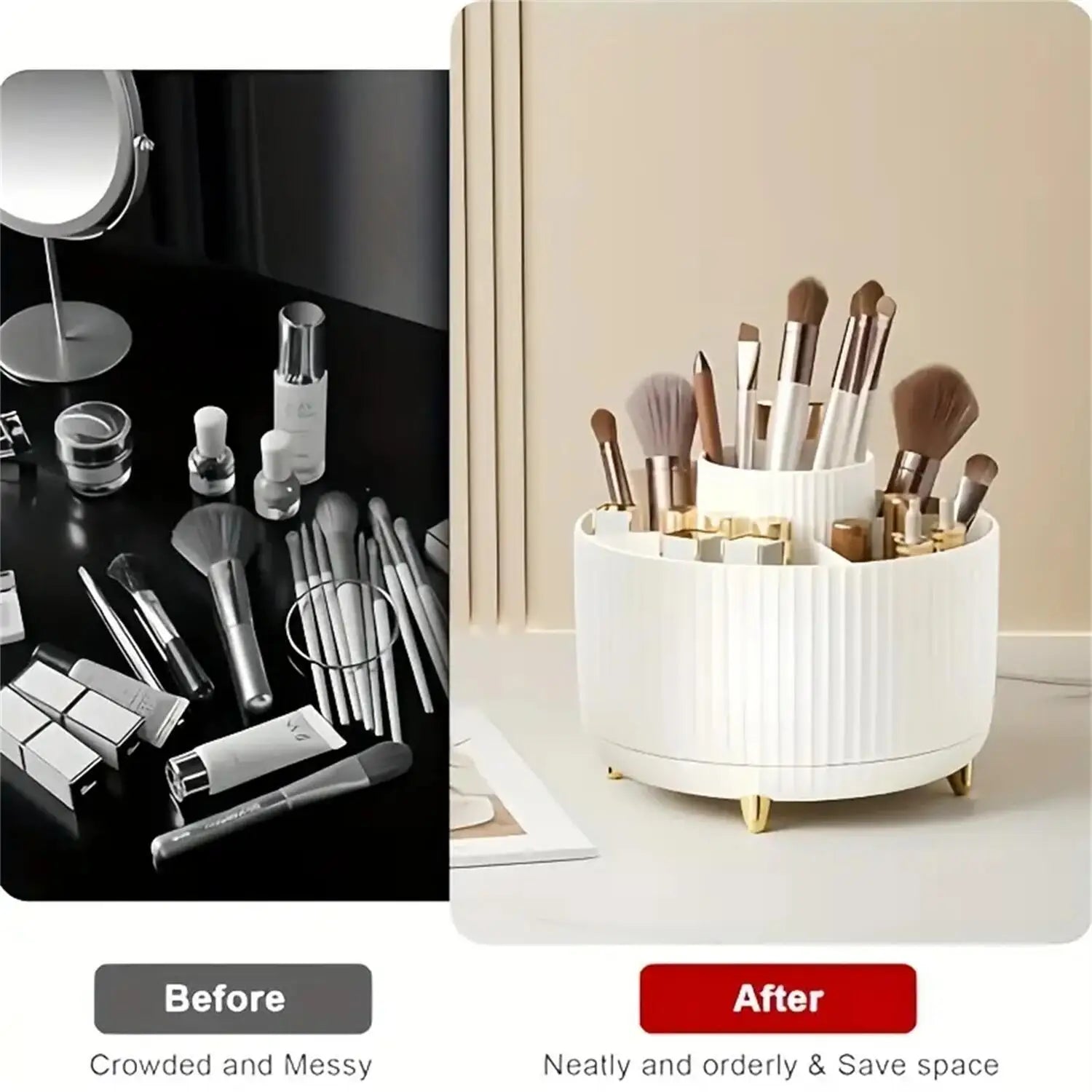60° Rotating Makeup Caddy
