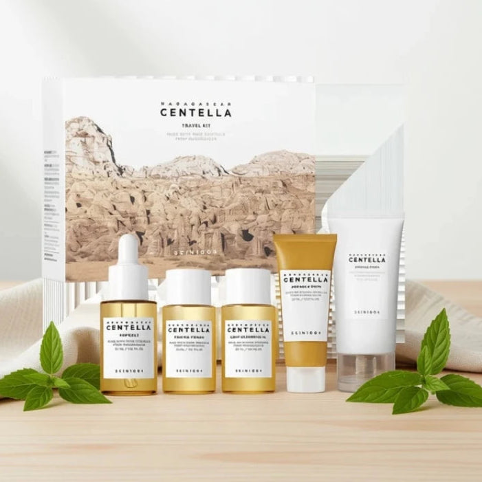 Centella Korean Travel Kit - 5 Step Daily Care Miniature Set