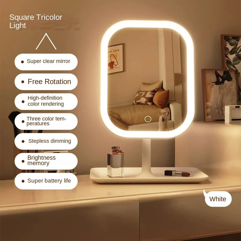 LED Makeup Mirror – Touch Control 3 Colors