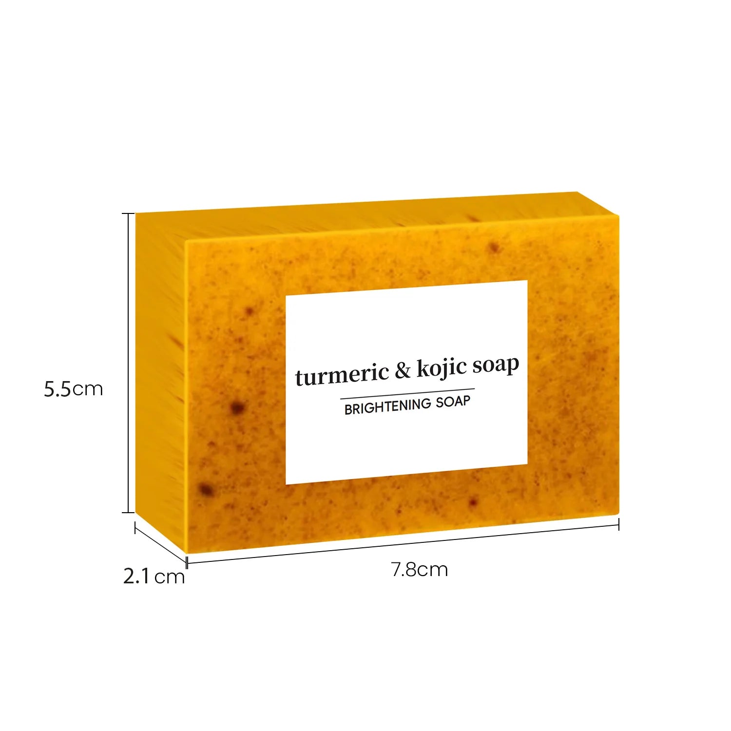 Handmade Turmeric & Kojic Acid Soap – Brightening Face & Body Wash