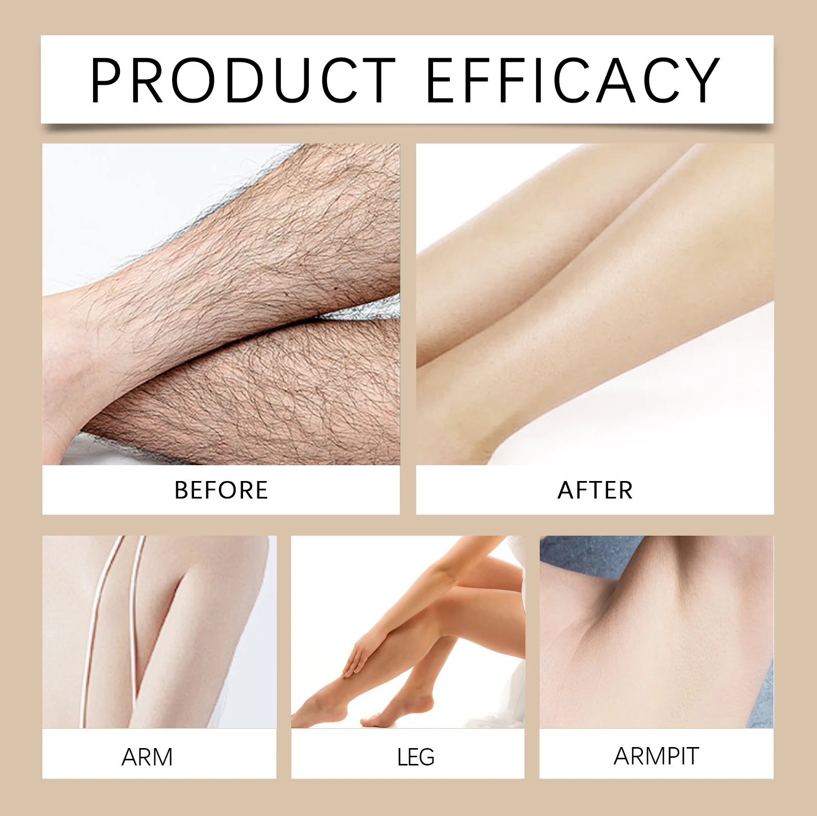 Coconut Hair Removal Cream – Fast, Painless & Growth Inhibitor