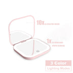 LED Compact Mirror – Portable Lighted Makeup Mirror