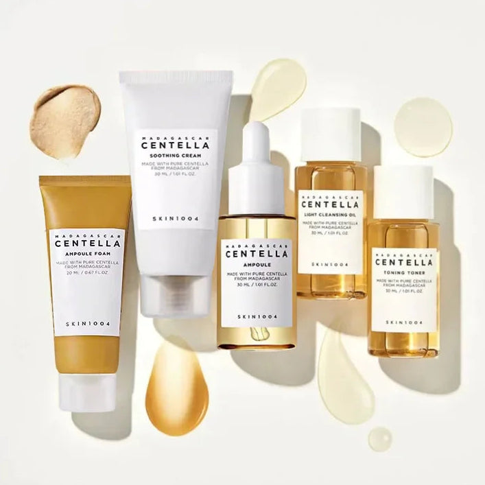 Centella Korean Travel Kit - 5 Step Daily Care Miniature Set