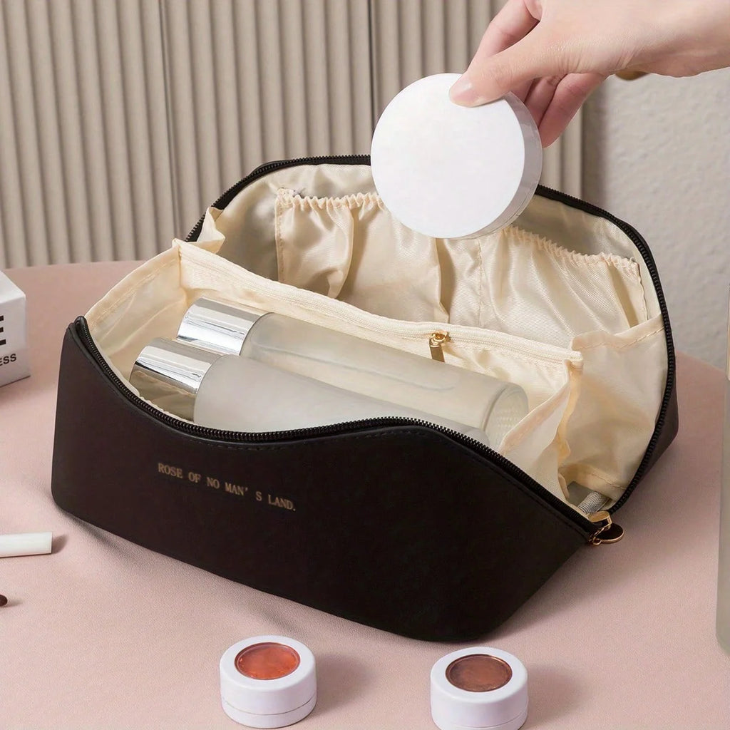 Elegant Travel Makeup Organizer & Vanity Bag