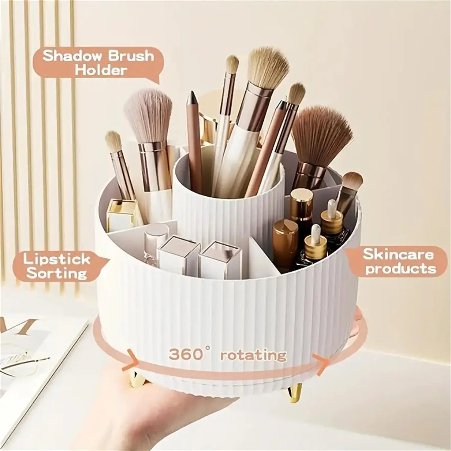 60° Rotating Makeup Caddy