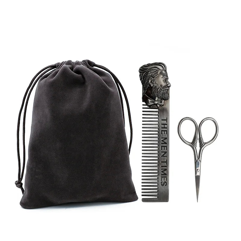 Premium Boar Bristle Beard Grooming Set